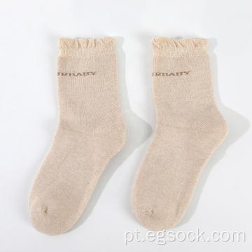 meias grossas de algodão orgânico quente térmico para mulheres